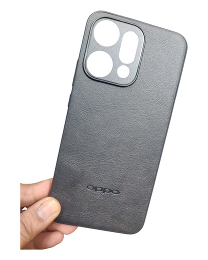 Oppo Reno 14 Pro 5G Luxury Leather ( Side Soft, Back Hard ) Back Cover Case - Royal Star