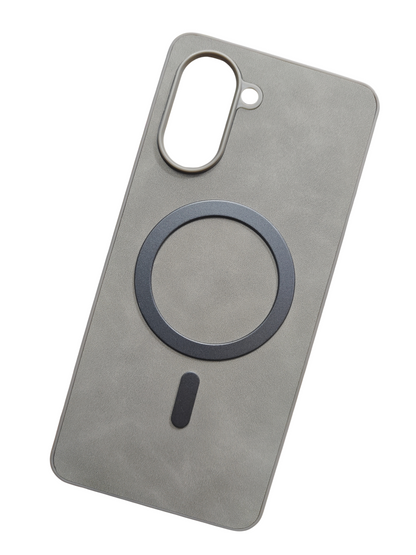OnePlus Nord CE5 / Nord CE 5 5G Magsafe Premium Quality Leather ( Side Soft, Back Hard ) Back Cover Case - Royal Star