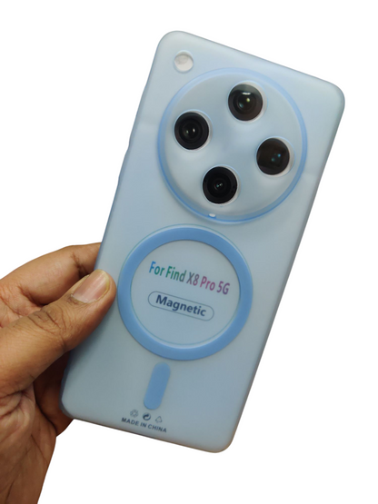 Oppo Find X8 Pro 5G Premium Quality Magsafe Matte Hard Plastic Back Cover Case