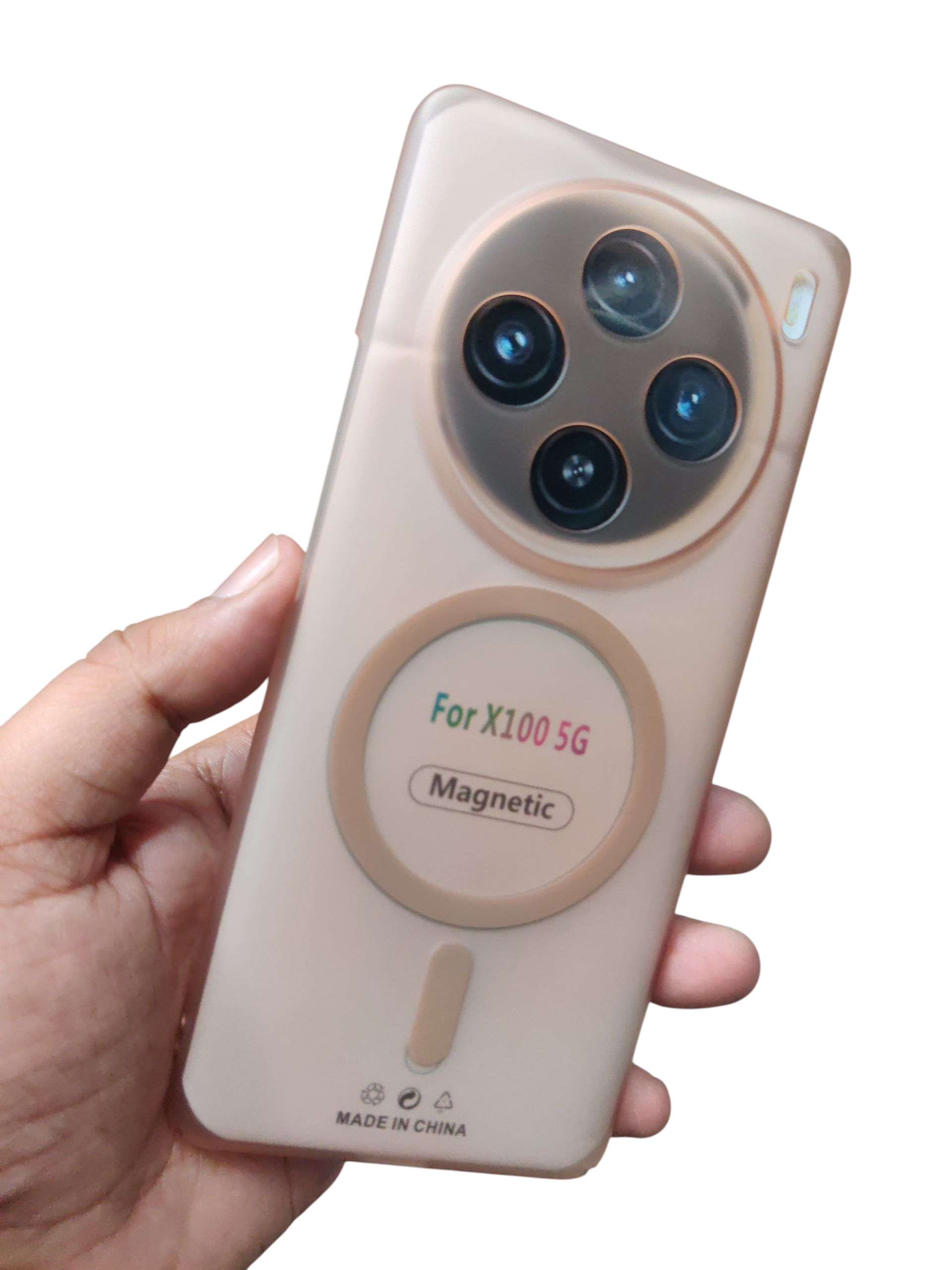 Vivo X100 Premium Quality MagSafe Matte Hard Plastic Back Cover Case - Royal Star