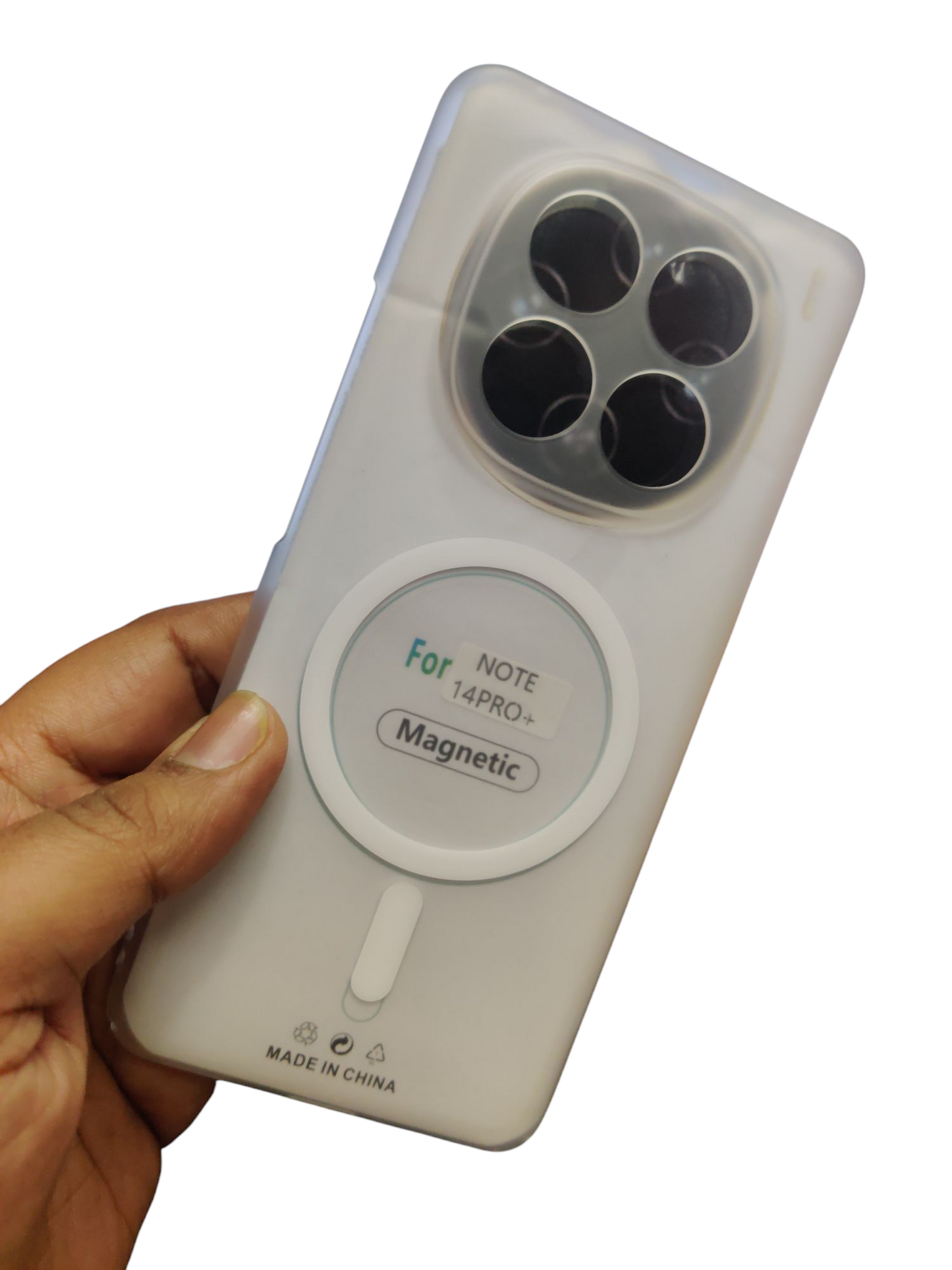 Xiaomi Redmi Note 14 Pro Plus Premium Quality Magsafe Matte Hard Plastic Back Cover Case - Royal Star