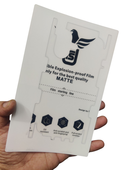 Apple iPhone 17 Matte & Glossy Finish Back Lamination Membrane Protector Protection Guard - Royal Star