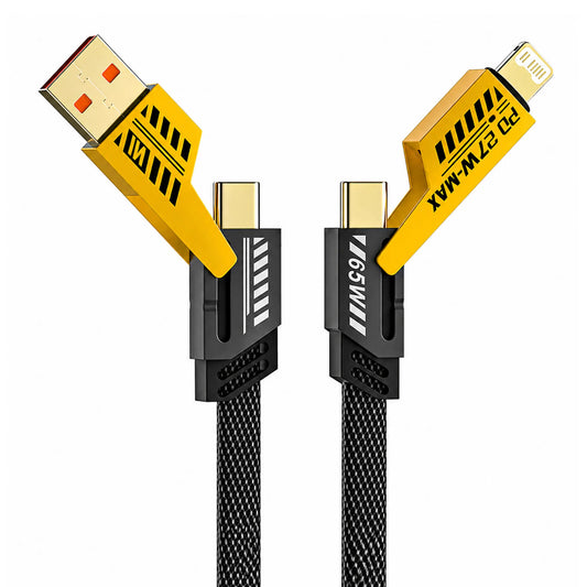 4 in 1 65W Super Fast Charging Data Cable
