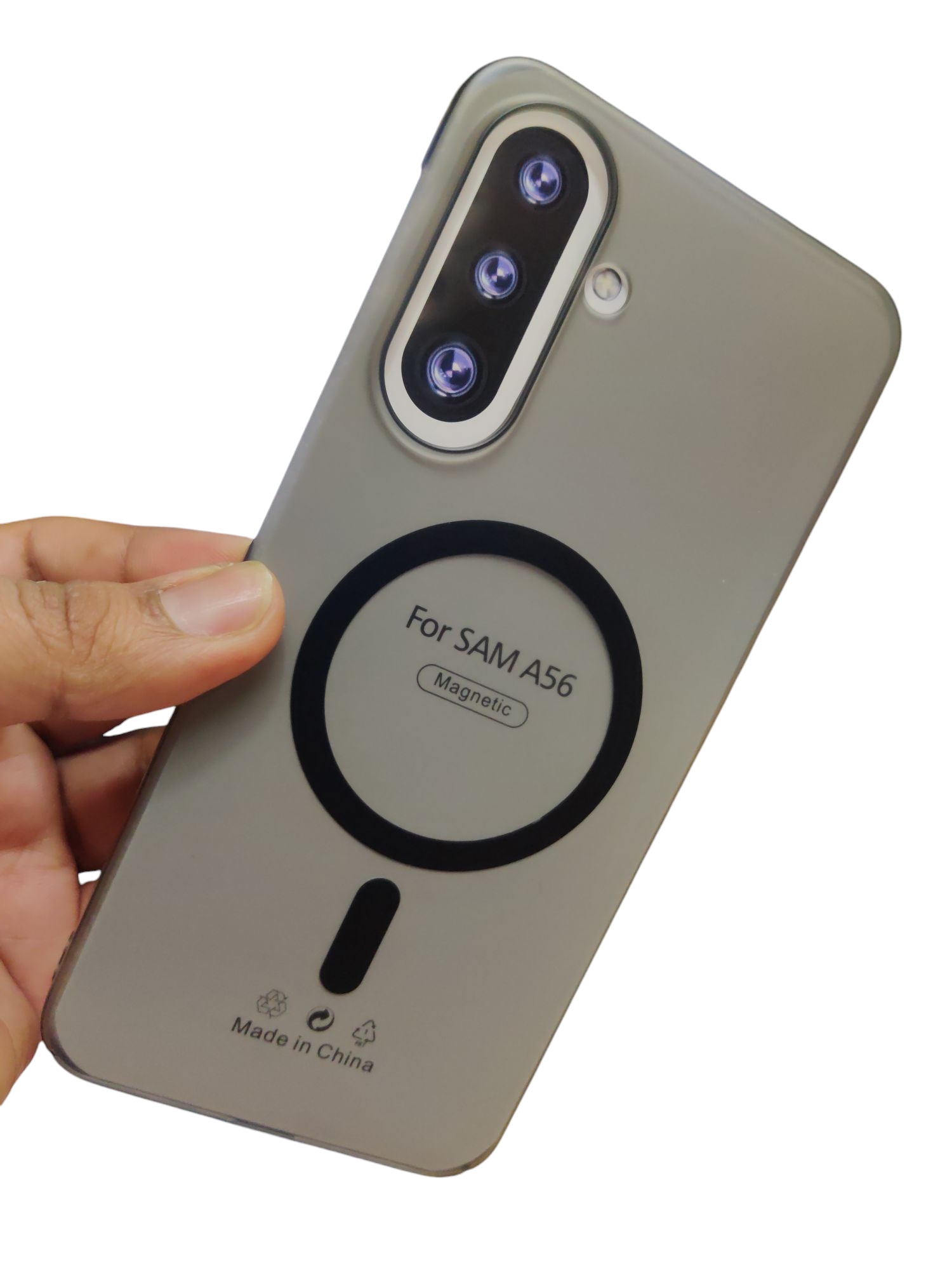 Samsung Galaxy A56 5G Premium Quality Magsafe Matte Hard Plastic Back Cover Case - Royal Star