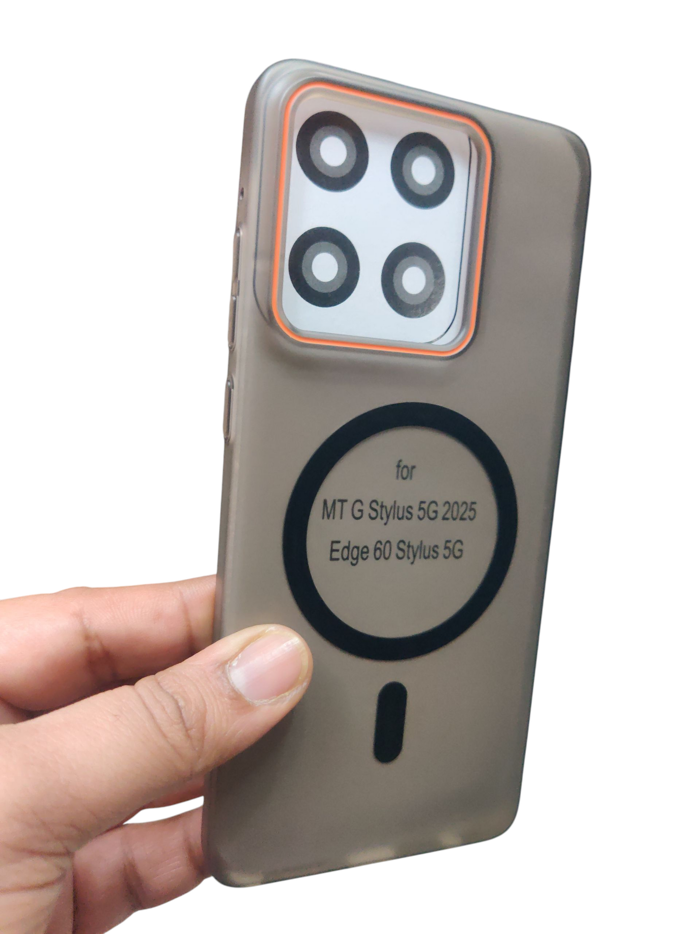 Motorola Moto Edge 60 Stylus Royal Star Premium Quality Magsafe Matte Hard Plastic Back Cover Case - Royal Star