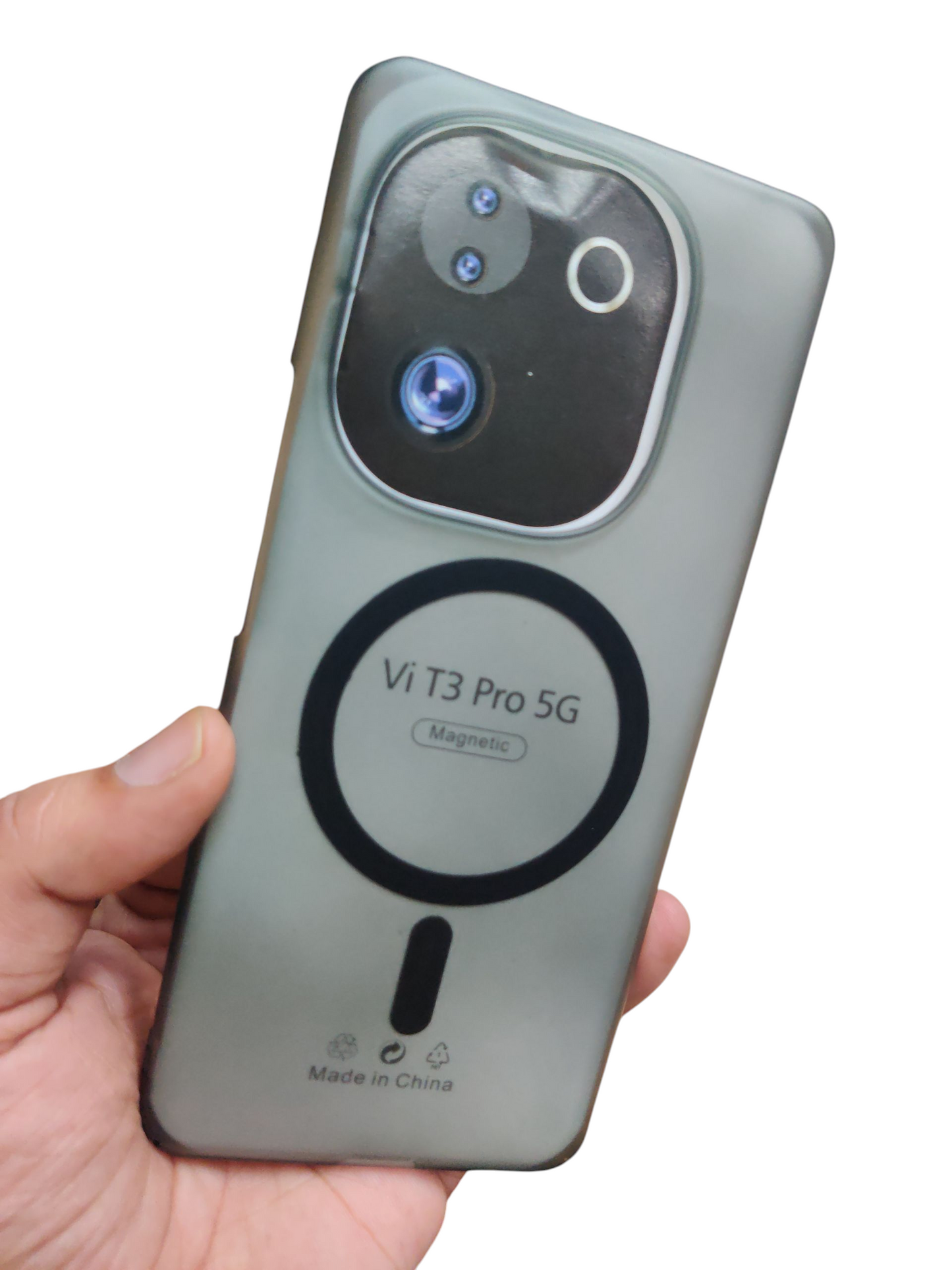 Vivo T3 Pro / iQOO Z9S Pro 5G Premium Quality Magsafe Matte Hard Plastic Back Cover Case - Royal Star