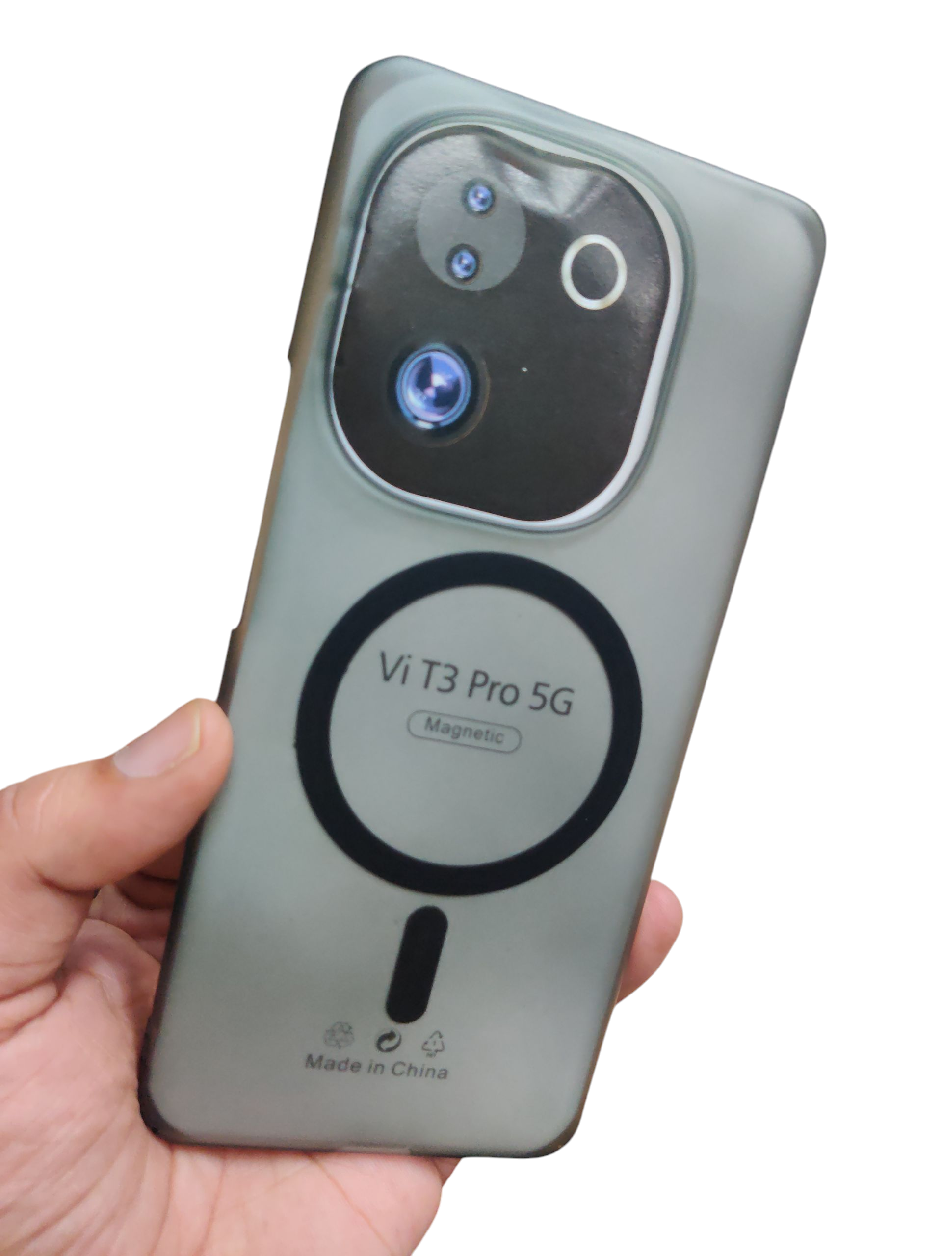 Vivo T3 Pro / iQOO Z9S Pro 5G Premium Quality Magsafe Matte Hard Plastic Back Cover Case - Royal Star