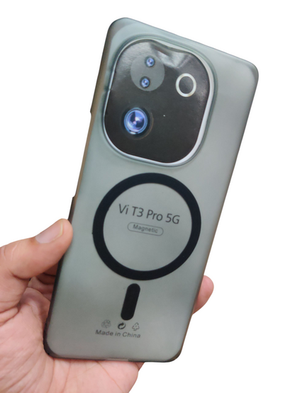 Vivo T3 Pro / iQOO Z9S Pro 5G Premium Quality Magsafe Matte Hard Plastic Back Cover Case - Royal Star