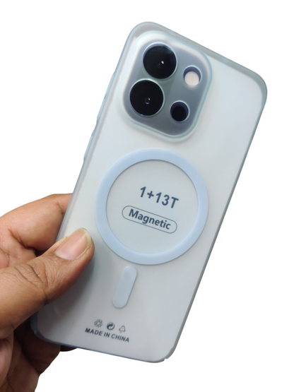 OnePlus 13T / 13S Premium Quality Magsafe Matte Hard Plastic Back Cover Case - Royal Star