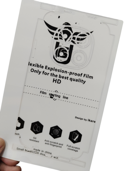 Xiaomi Redmi Note 15 Pro 5G Matte & Glossy Finish Back Lamination Membrane Protector Protection Guard - Royal Star