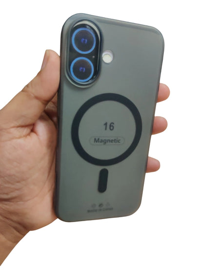 Apple iPhone 16 Premium Quality Magsafe Matte Hard Plastic Back Cover Case - Royal Star