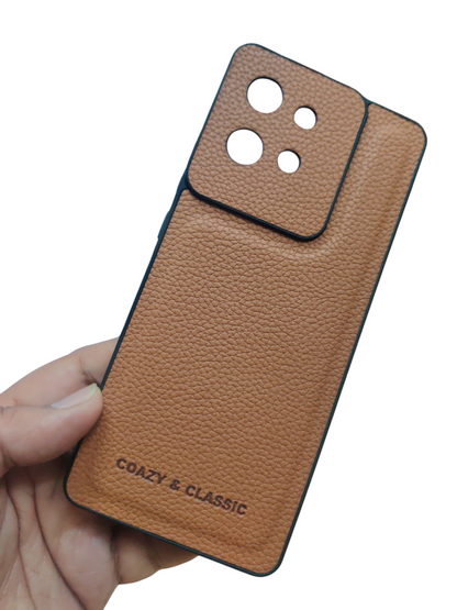 Motorola Moto Edge 50 5G Premium Quality Silicon Leather Back Cover Case - Royal Star