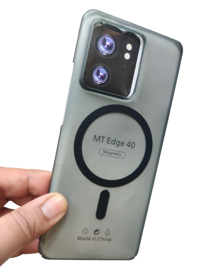 Motorola Moto Edge 40 Premium Quality Magsafe Matte Hard Plastic Back Cover Case