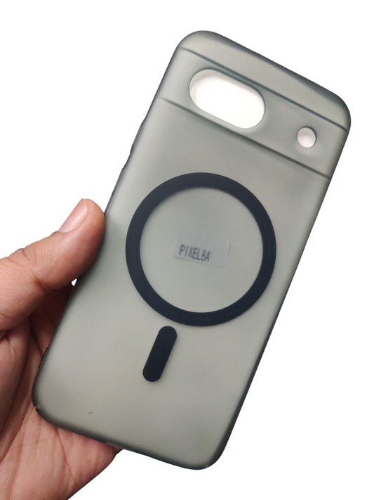 Google Pixel 8A Premium Quality Magsafe Matte Hard Plastic Back Cover Case