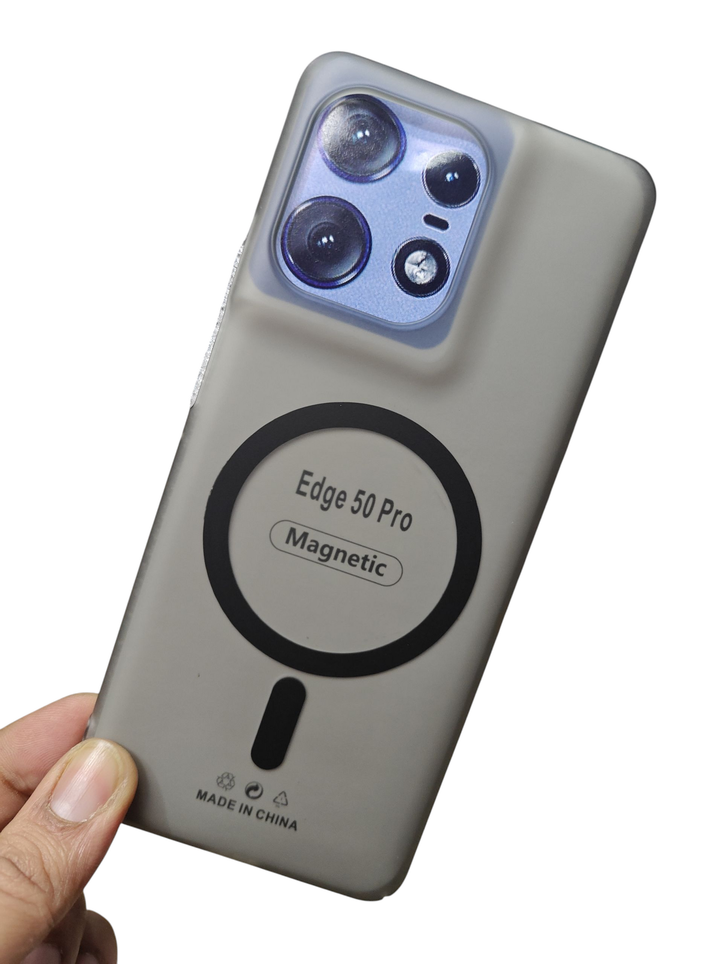 Motorola Moto Edge 50 Pro Premium Quality Magsafe Matte Hard Plastic Back Cover Case