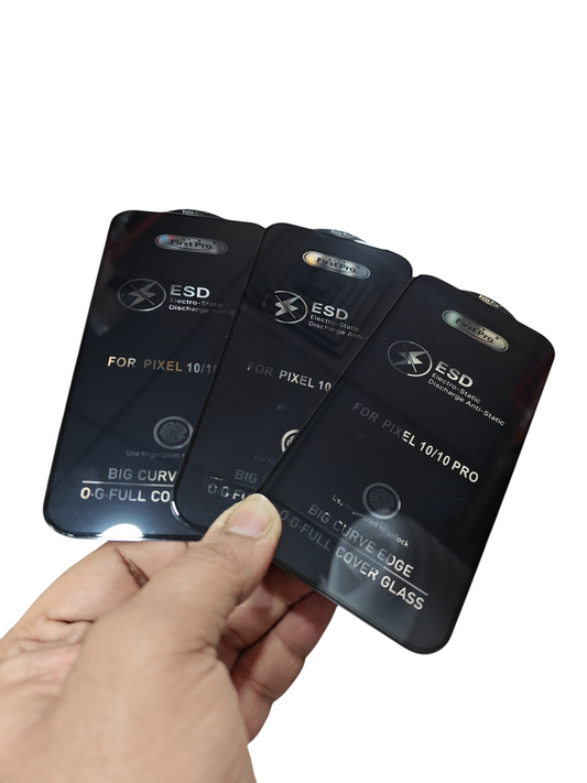 Google Pixel 10 / Pixel 10 Pro 5G ( Finger Print Unlock ) Premium Quality Tempered Glass Screen Protector Guard