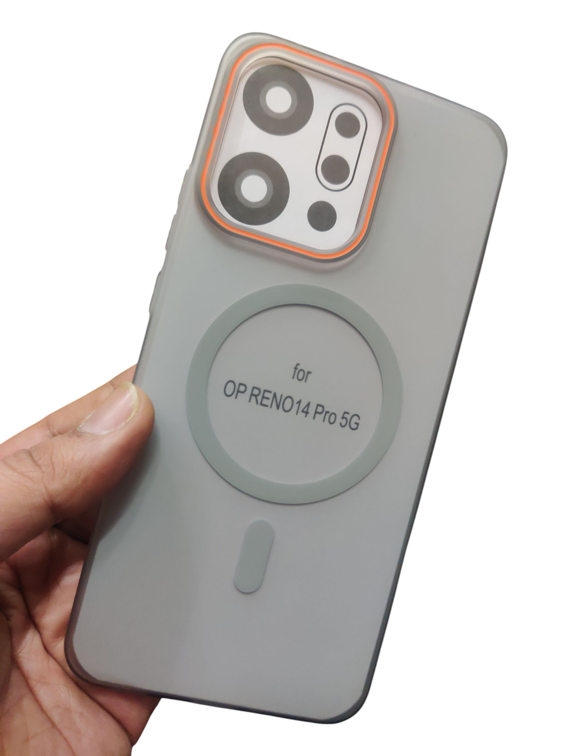 Oppo Reno 14 Pro 5G Royal Star Premium Quality Magsafe Matte Hard Plastic Back Cover Case - Royal Star