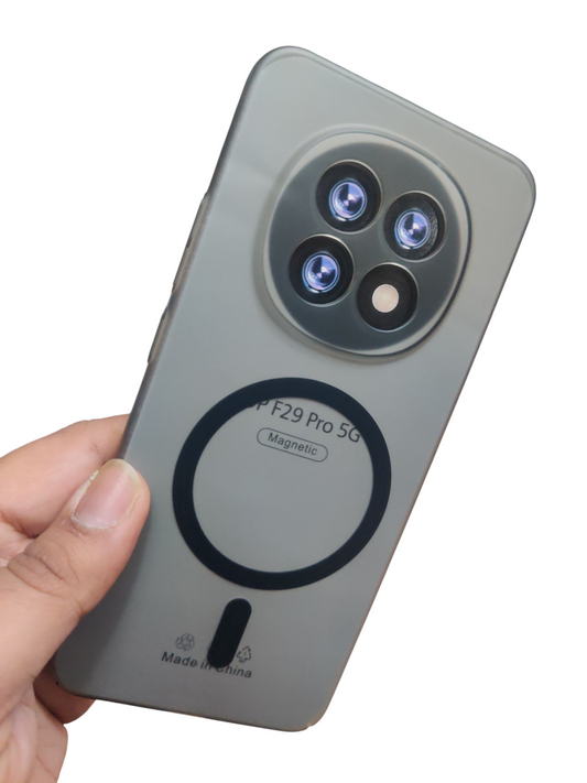 Oppo F29 Pro 5G Premium Quality Magsafe Matte Hard Plastic Back Cover Case