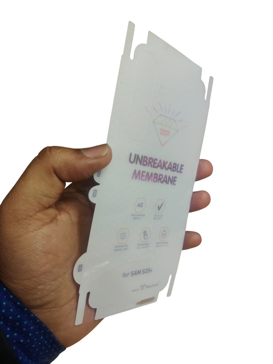 Samsung Galaxy S25 Plus Matte Finish Back Membrane Protector Protection Guard