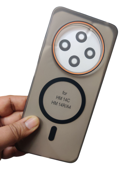 Xiaomi Redmi 14C / Redmi A4 / Poco C75 / Poco M7 5G Royal Star Premium Quality Magsafe Matte Hard Plastic Back Cover Case