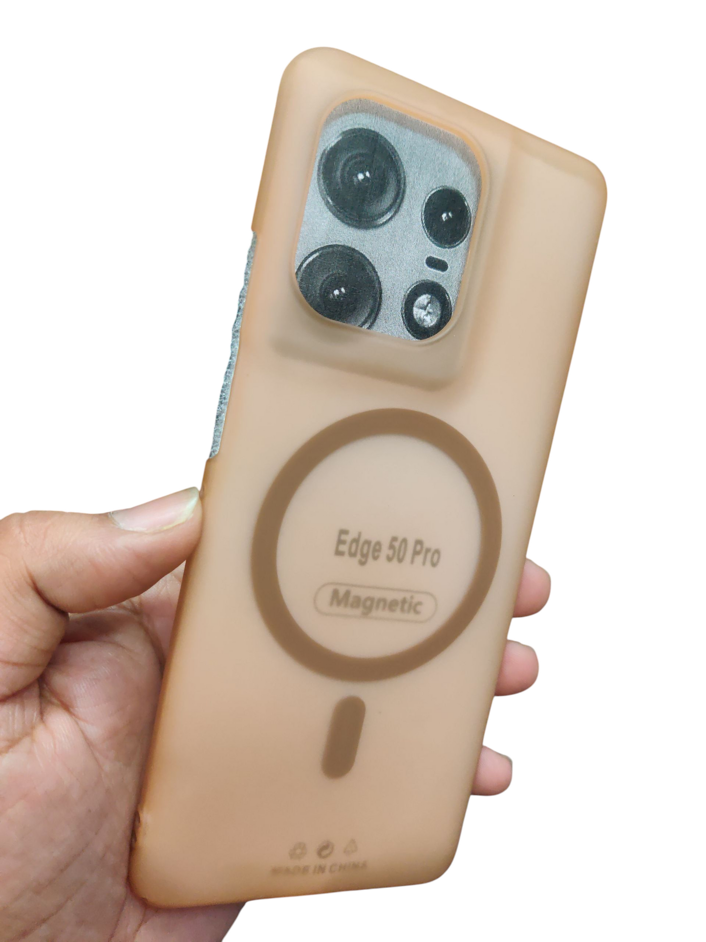 Motorola Moto Edge 50 Pro Premium Quality Magsafe Matte Hard Plastic Back Cover Case