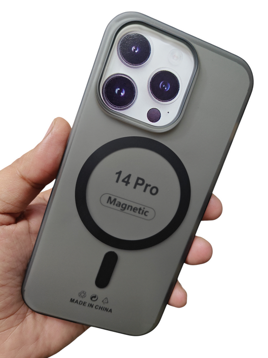 Apple iPhone 14 Pro Premium Quality Magsafe Matte Hard Plastic Back Cover Case