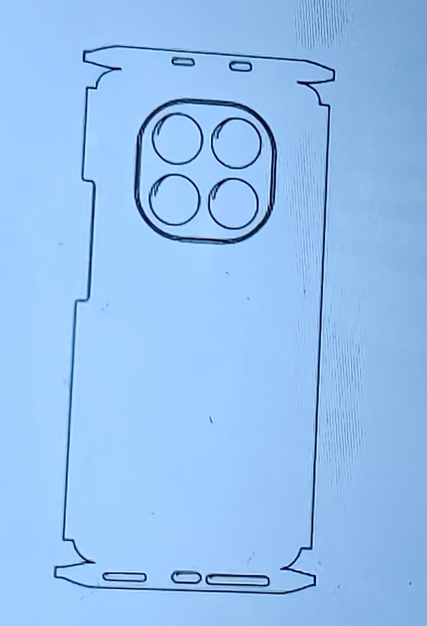 Xiaomi Redmi Note 15 5G Matte & Glossy Finish Back Lamination Membrane Protector Protection Guard - Royal Star