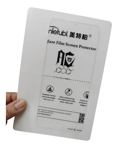 Oppo Reno 14 5G Matte & Glossy Finish Front Membrane Screen Scratch Protector Guard - Royal Star