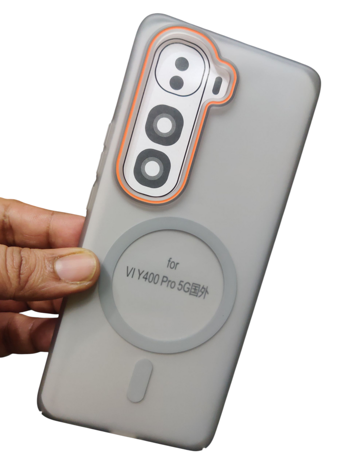 Vivo Y400 Pro Royal Star Premium Quality Magsafe Matte Hard Plastic Back Cover Case - Royal Star