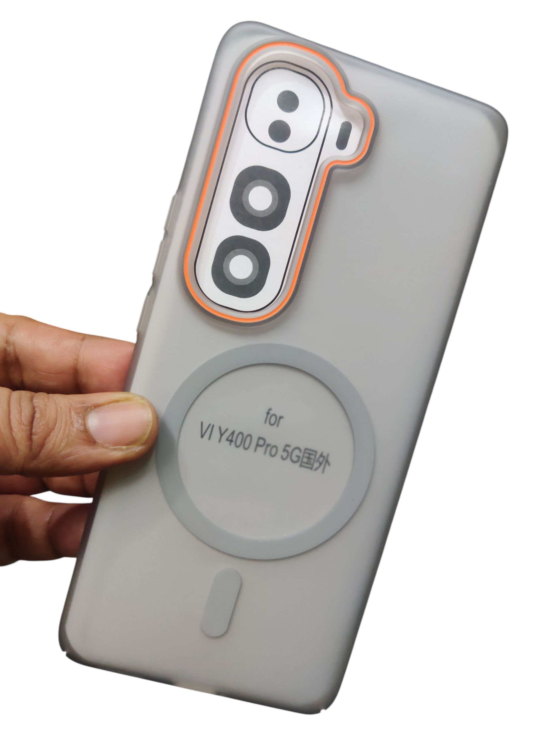 Vivo Y400 Pro Royal Star Premium Quality Magsafe Matte Hard Plastic Back Cover Case - Royal Star