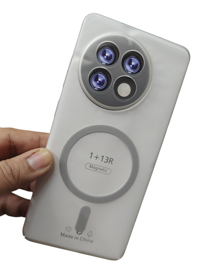 OnePlus 13R 5G Premium Quality Magsafe Matte Hard Plastic Back Cover Case - Royal Star