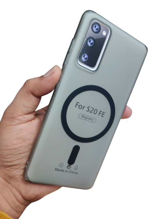 Samsung Galaxy S20Fe / Samsung Galaxy S20 FE Premium Quality Magsafe Matte Hard Plastic Back Cover Case