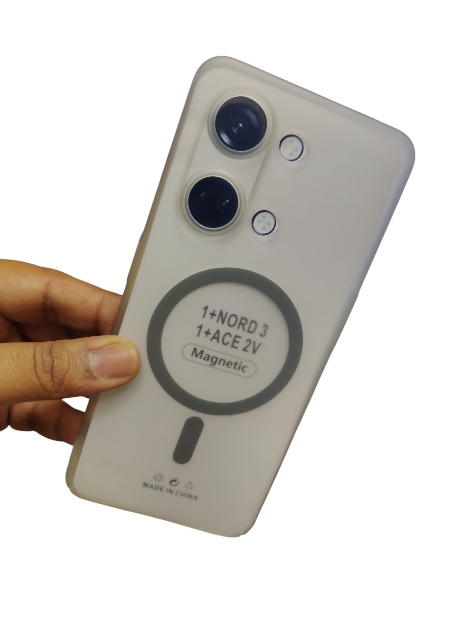 OnePlus Nord 3 5G Premium Quality Magsafe Matte Hard Plastic Back Cover Case - Royal Star