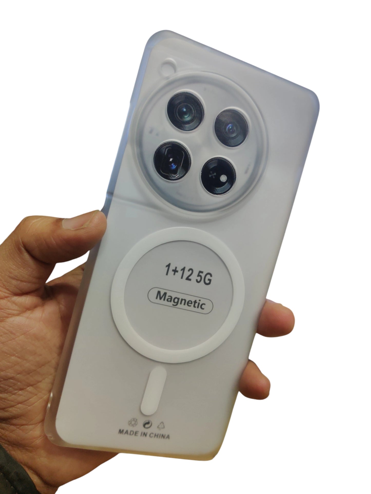 OnePlus 12 5G Premium Quality Magsafe Matte Hard Plastic Back Cover Case