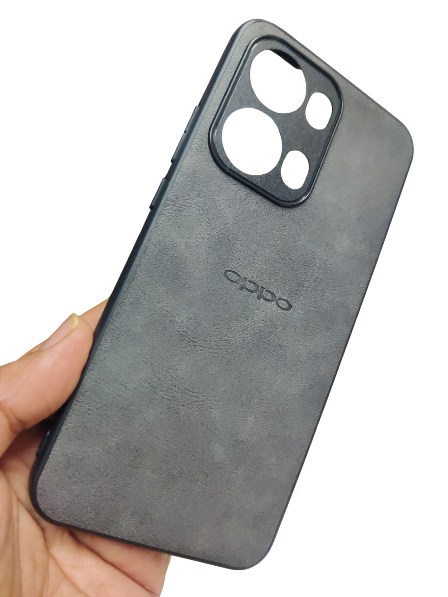 Oppo Reno 13 Pro 5G Luxury Leather ( Side Soft, Back Hard ) Back Cover Case - Royal Star