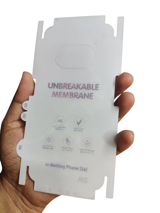 Nothing Phone 2A Matte Finish Back Membrane Protector Protection Guard