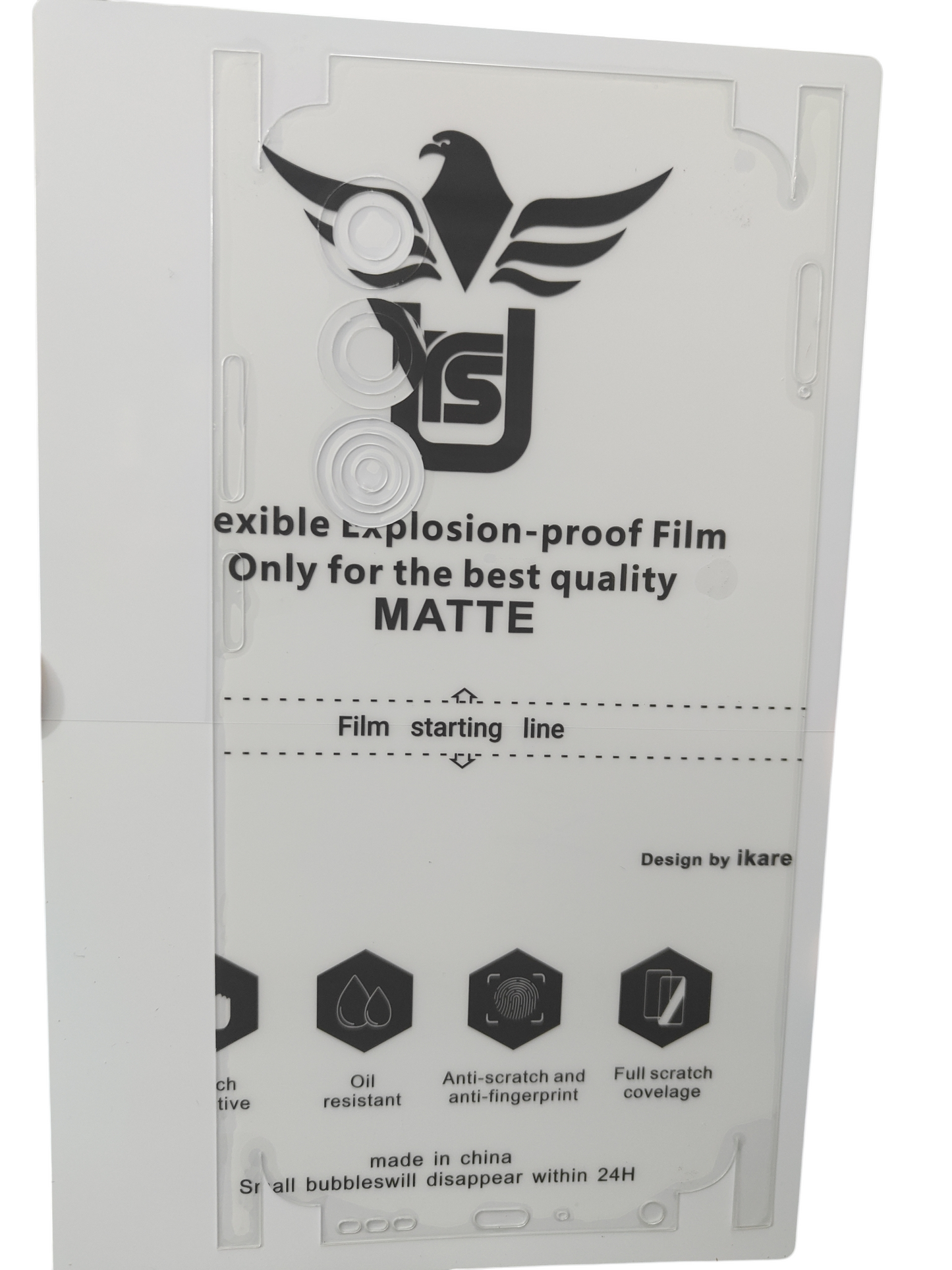 Oppo K13X 5G Matte & Glossy Finish Back Lamination Membrane Protector Protection Guard - Royal Star
