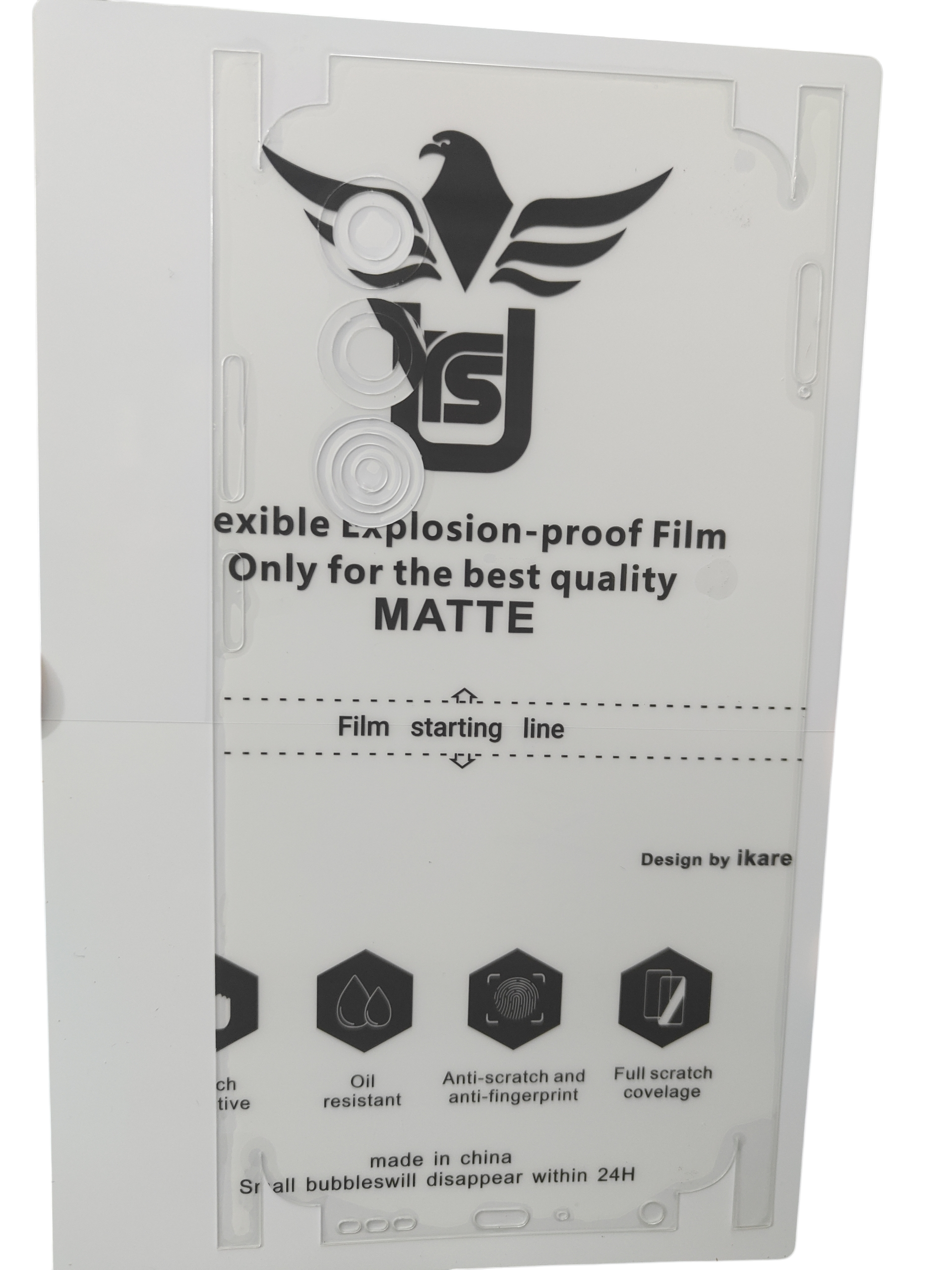 Oppo K13X 5G Matte & Glossy Finish Back Lamination Membrane Protector Protection Guard - Royal Star