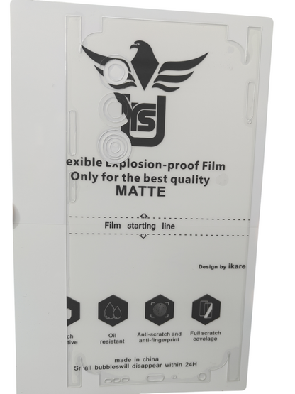 Oppo K13X 5G Matte & Glossy Finish Back Lamination Membrane Protector Protection Guard - Royal Star