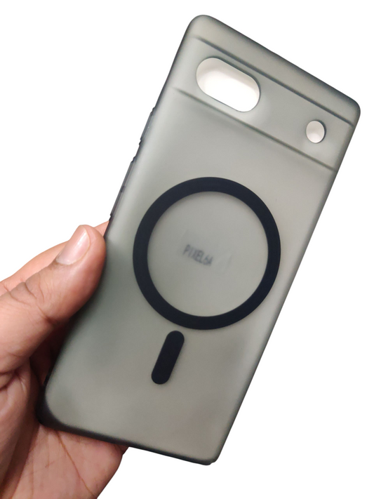 Google Pixel 6A Premium Quality Magsafe Matte Hard Plastic Back Cover Case