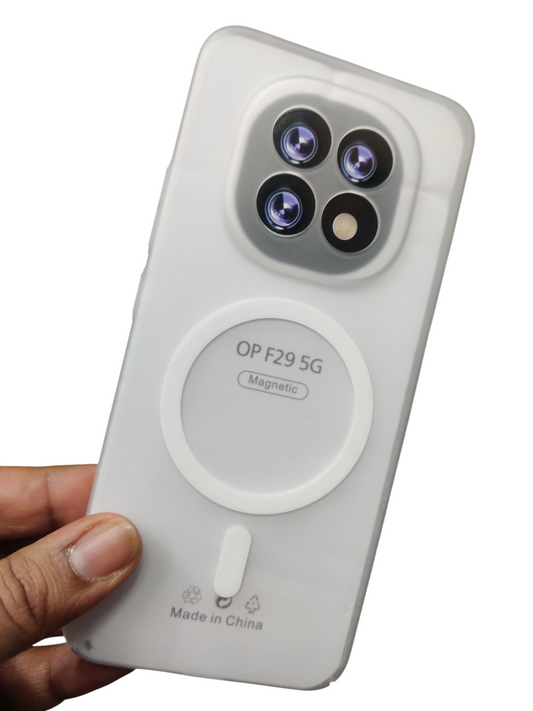 Oppo F29 5G Premium Quality Magsafe Matte Hard Plastic Back Cover Case