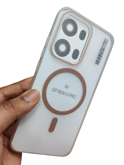 Oppo Reno 13 Pro Syndee Premium Quality Magsafe Matte Hard Plastic Back Cover Case - Royal Star