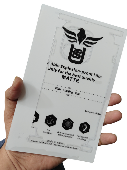 Oppo Find X9 5G Matte & Glossy Finish Back Lamination Membrane Protector Protection Guard