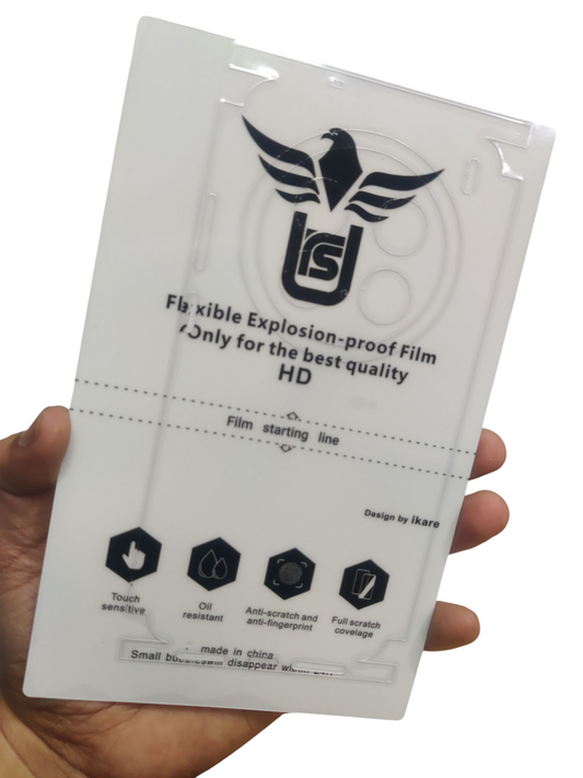 Vivo X200 Pro Matte & Glossy Finish Back Lamination Membrane Protector Protection Guard