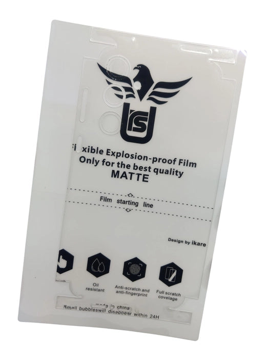 Samsung Galaxy F55 5G Matte & Glossy Finish Back Lamination Membrane Protector Protection Guard - Royal Star