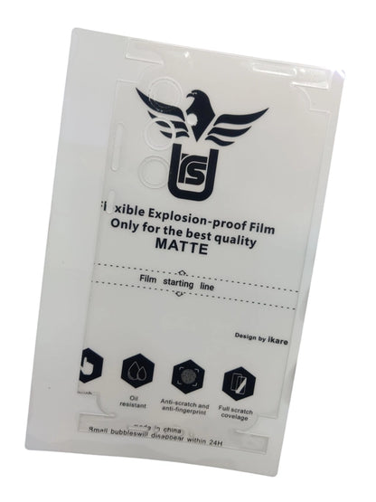 Samsung Galaxy F55 5G Matte & Glossy Finish Back Lamination Membrane Protector Protection Guard - Royal Star