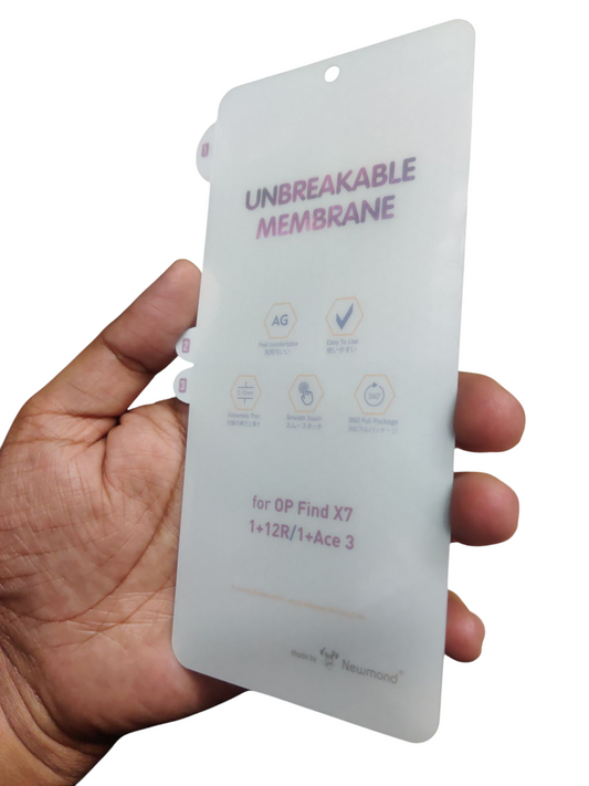 OnePlus 9 Pro / OnePlus 10 Pro / OnePlus 11 / Oppo Find X3 / X3 Pro / X5 Pro Matte Finish Front Membrane Screen Scratch Protector Guard