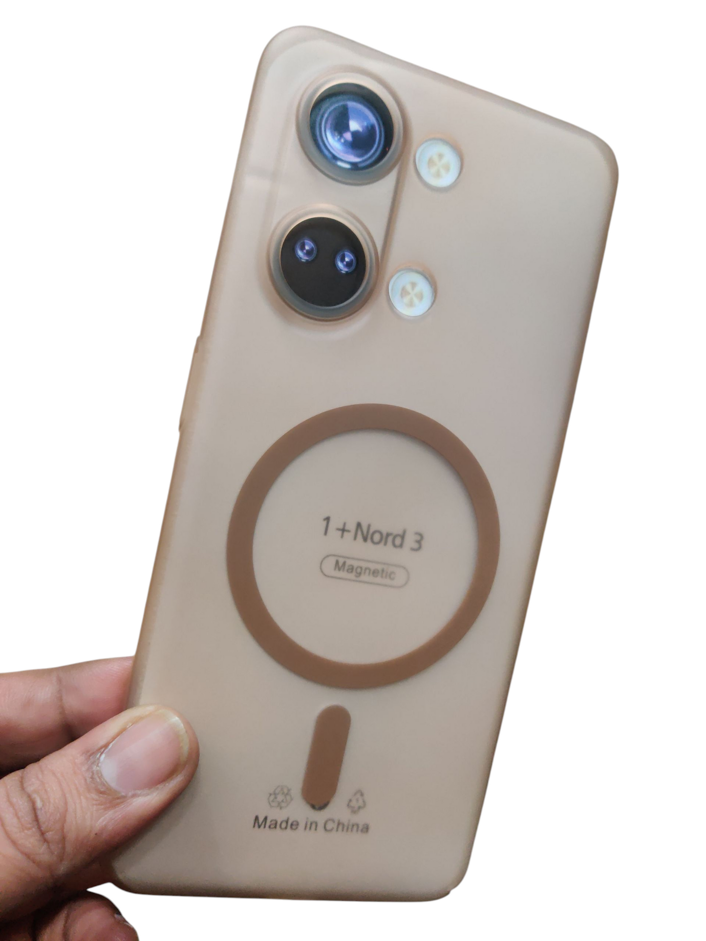 OnePlus Nord 3 5G Premium Quality Magsafe Matte Hard Plastic Back Cover Case - Royal Star