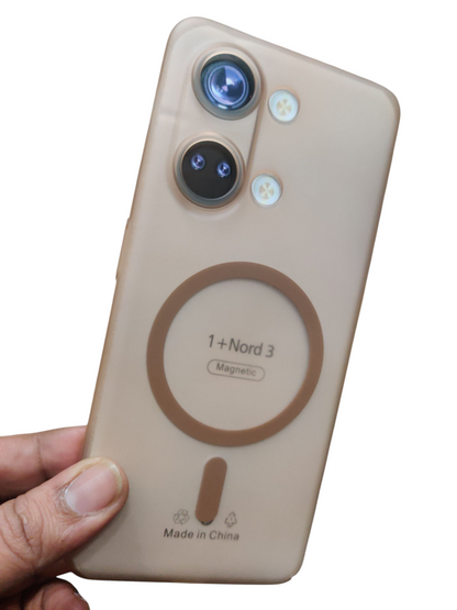 OnePlus Nord 3 5G Premium Quality Magsafe Matte Hard Plastic Back Cover Case - Royal Star