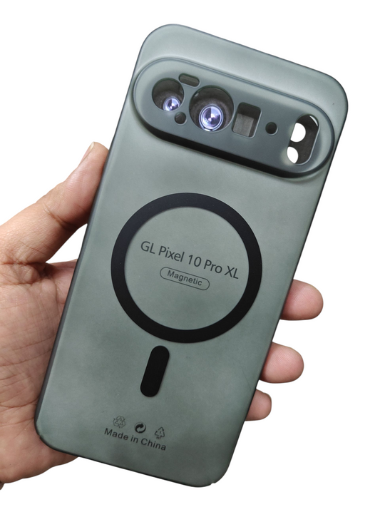 Google Pixel 10 Pro XL 5G Premium Quality Magsafe Matte Hard Plastic Back Cover Case